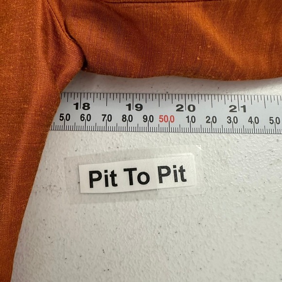 Cache Womens Boho Cropped Jacket Size 4 Burnt Orange Linen Blend Embroidered - Picture 5 of 7